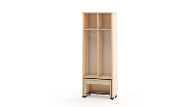 Cloakroom with a moveable seat - universal body 2, seat height: 26cm - 6512476EX.jpg