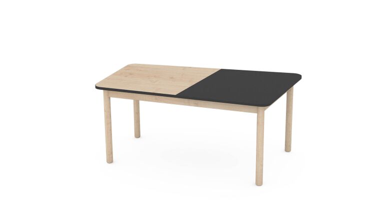 FLO Table Top, width 131 cm, anthracite-maple - 6513128_2.jpg