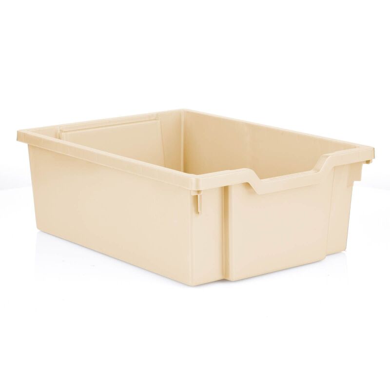 Medium container vanilla, with beige runners