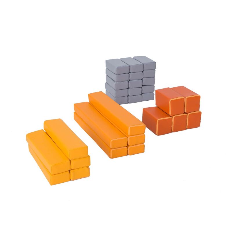 Brick foam blocks