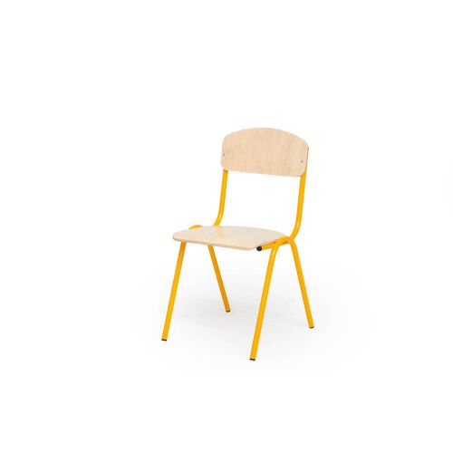 Adam chair H 31 cm yellow - 6307016