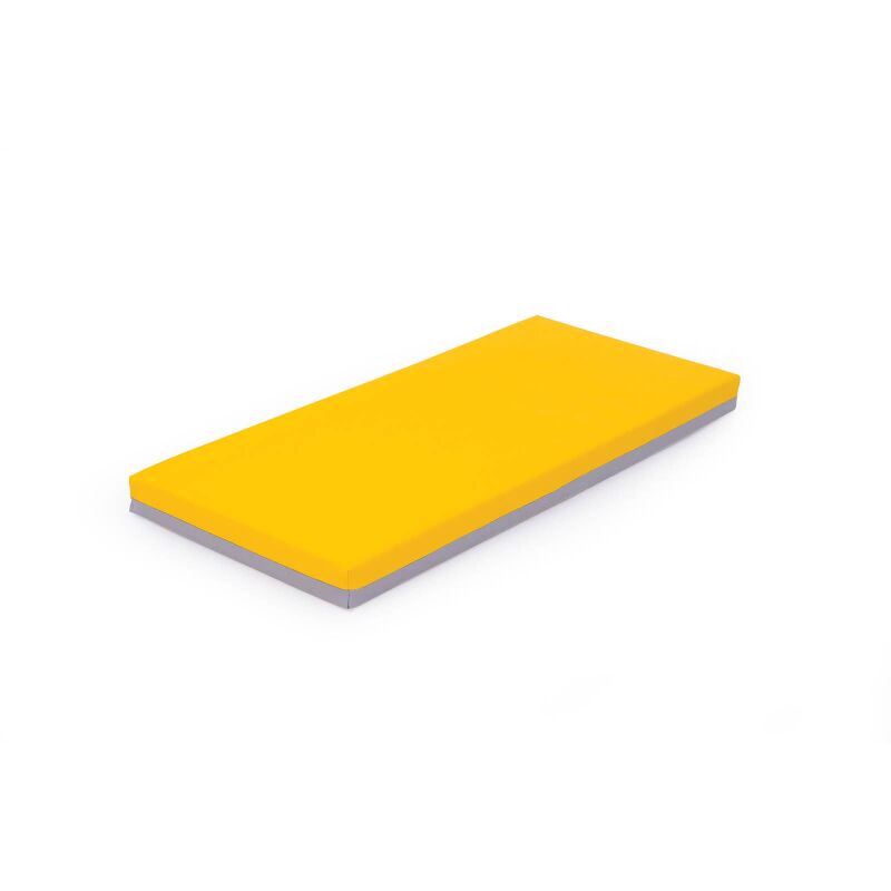 Nursery mattress, yellow - gray