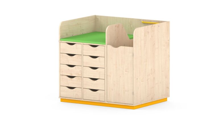 Baby Changing Units with 10 Drawers Chest - 6512603EX.jpg