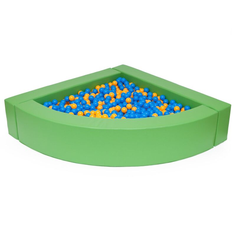 Corner ball pit green