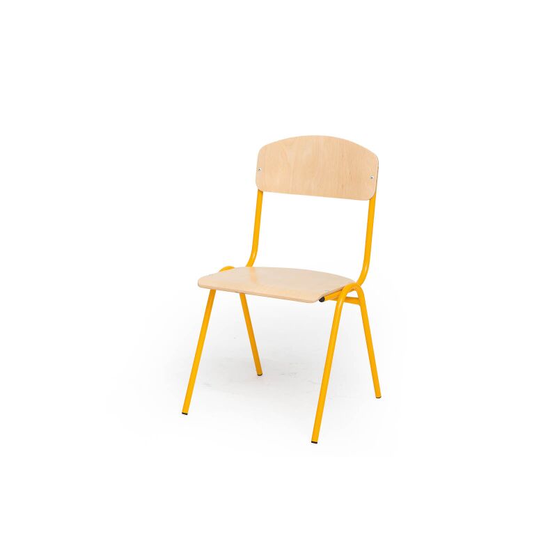 Adam chair H 35 cm yellow