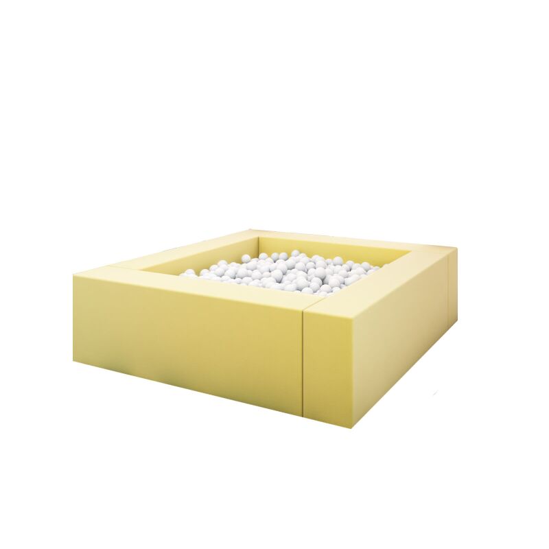 Square ball pit, yellow