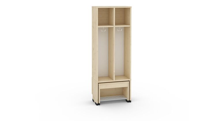 Cloakroom with a moveable seat - universal body 2,  seat height: 31cm - 6512450EX_3.jpg