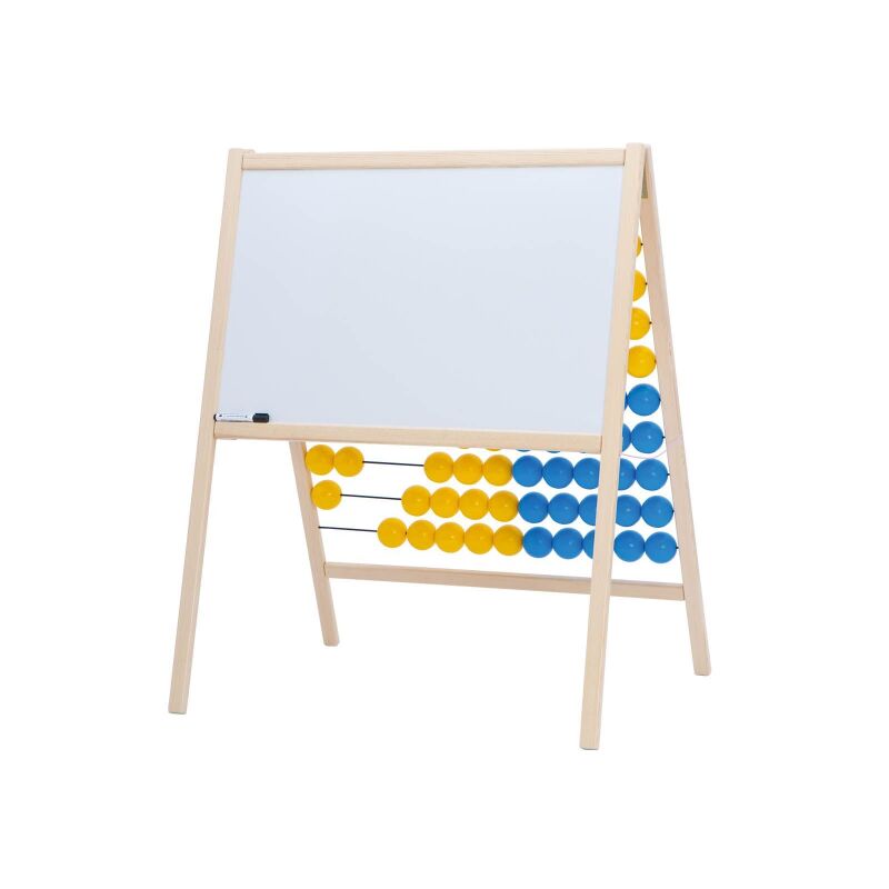 Standing abacus with board