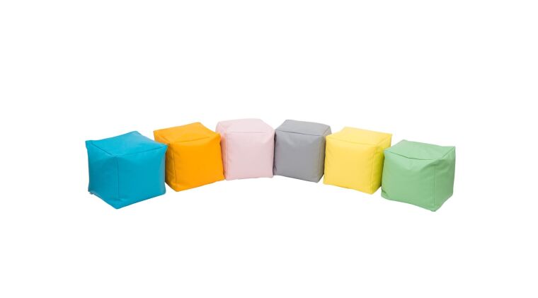 Pouf with granulate small, yellow pastel - 4641679.jpg