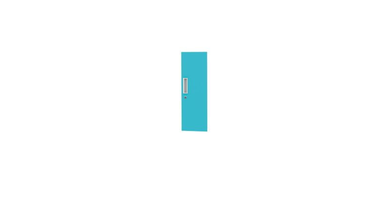 Door with locker, blue - 6513265I_2.jpg