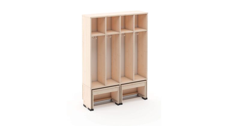 Cloakroom with a moveable seat - universal body 4,  seat height: 26cm - 6512478EX_9.jpg
