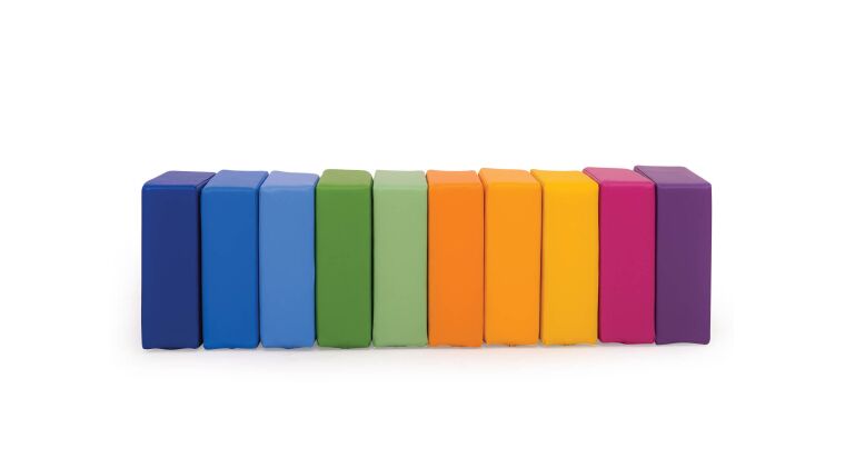 A set of rainbow poufs - 4640445_2.jpg