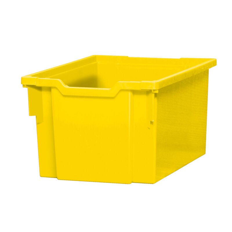 Large container yellow, with beige runners