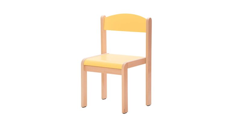 Beech chair Novum H.35 cm yellow pastel - 4529206F.jpg