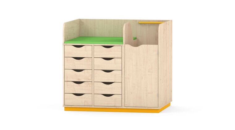 Baby Changing Units with 10 Drawers Chest - 6512603EX_4.jpg