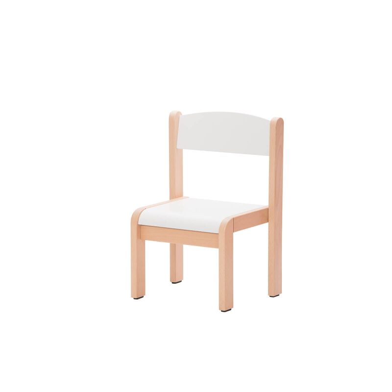 Beech chair Novum H. 26 white