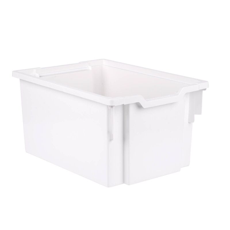 Large container white, with beige runners