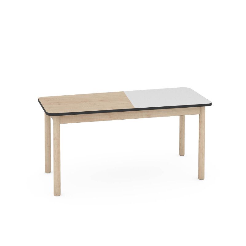 FLO Table Top, width 131 cm, white-maple