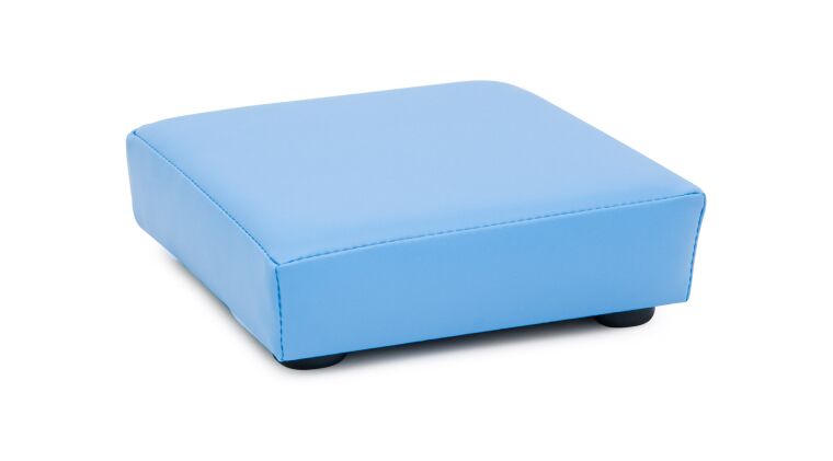Pouf with leatherette, blue - 4841041.jpg