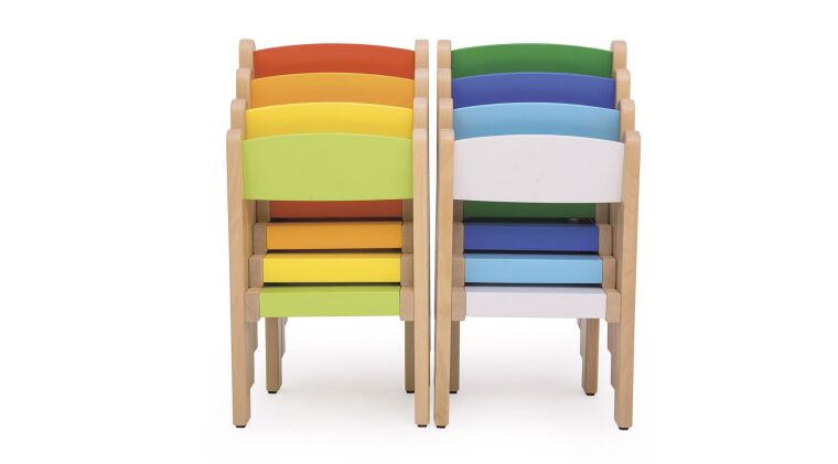 Beech chair Novum H.26 cm yellow pastel - 4529406F_8.jpg