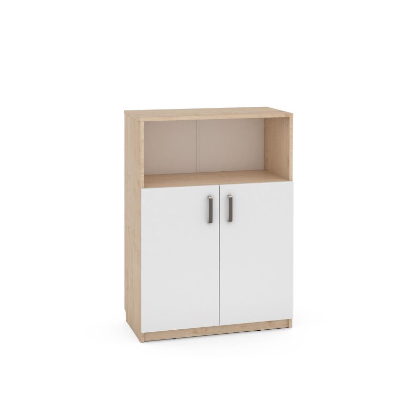 Wide Cabinet NV, white fronts