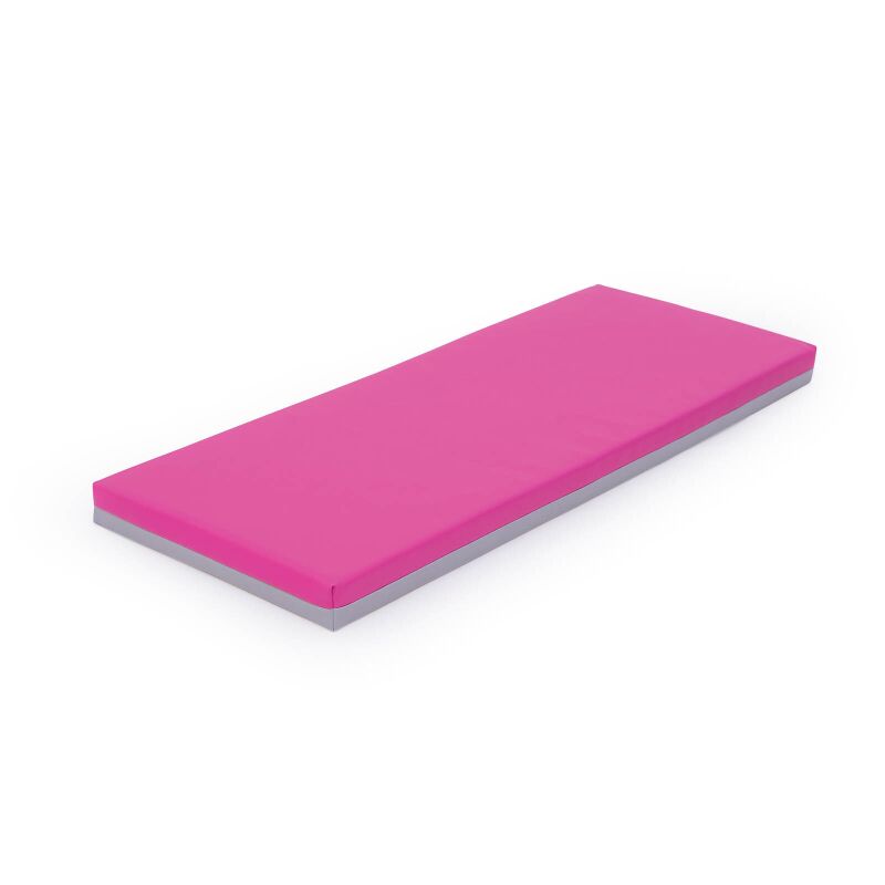 Preschool mattress, pink - gray