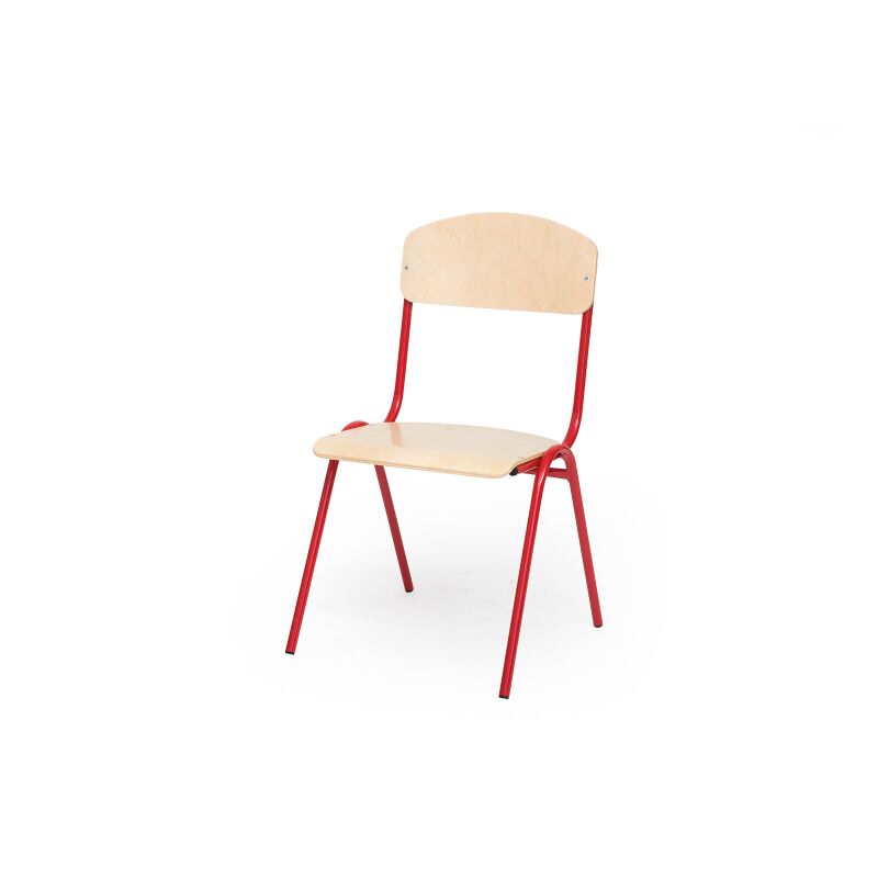 Adam chair H 35 cm red