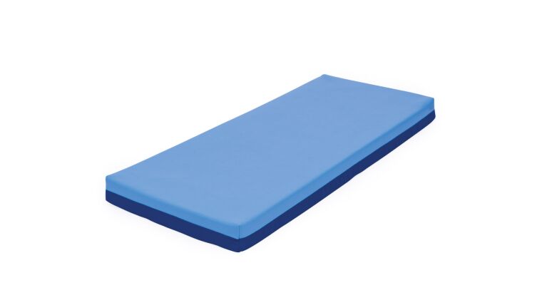Nursery mattress, light blue/blue. - 4641062.jpg