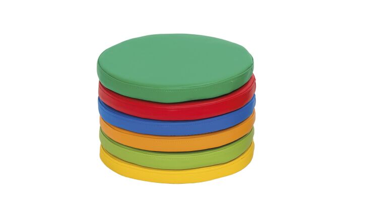 Low Rainbow Poufs round / non-slip Latico - 4641537.jpg