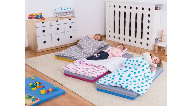 Preschool mattress, aquamarine - gray - 4641082_4.jpg