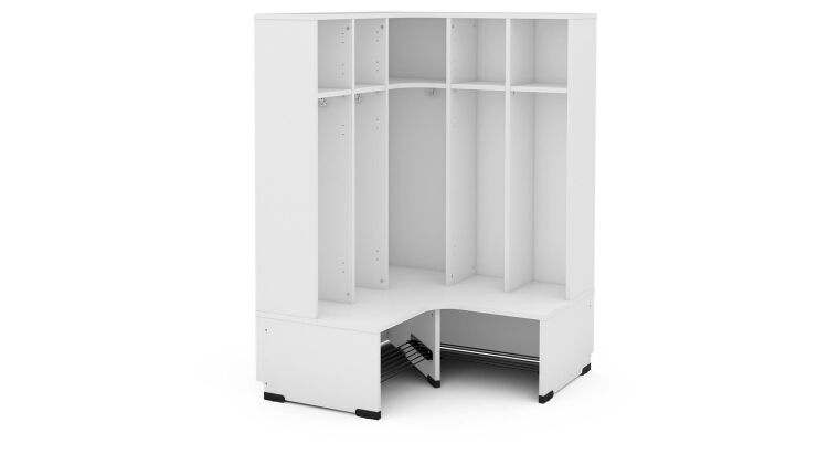 Universal corner cloakroom, white - 6513100.jpg