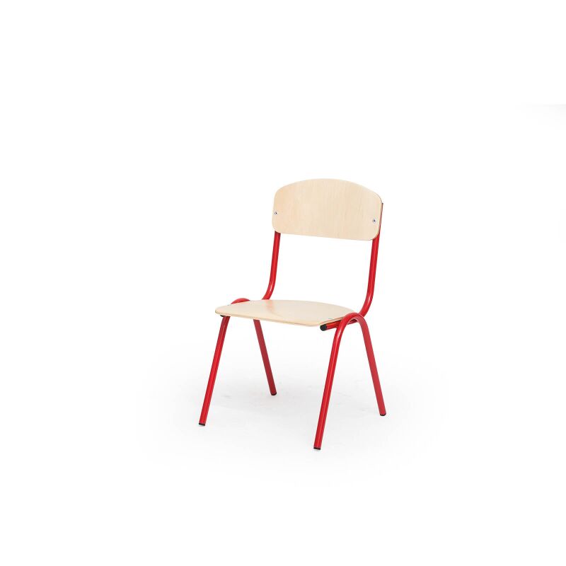 Adam chair H 26 cm red