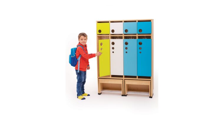 Cloakroom with a moveable seat - universal body 4,  seat height: 26cm - 6512478EX_18.jpg