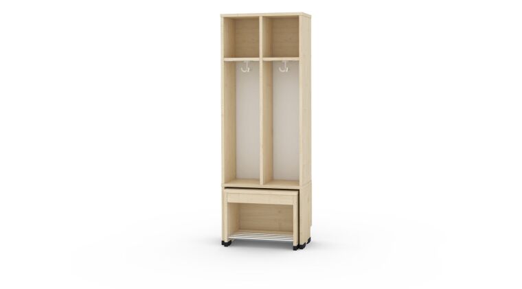 Cloakroom with a moveable seat - universal body 2, seat height: 35cm - 6512477EX.jpg
