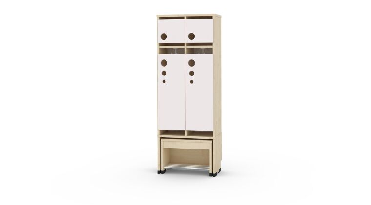 Cloakroom with a moveable seat - universal body 2,  seat height: 31cm - 6512450EX_8.jpg