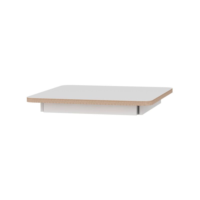 NEA square table top, white