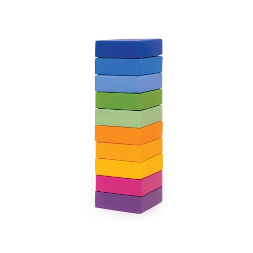 A set of rainbow poufs - 4640445