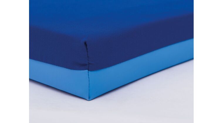 Pre-school mattress, light blue/blue. - 4641064_3.jpg