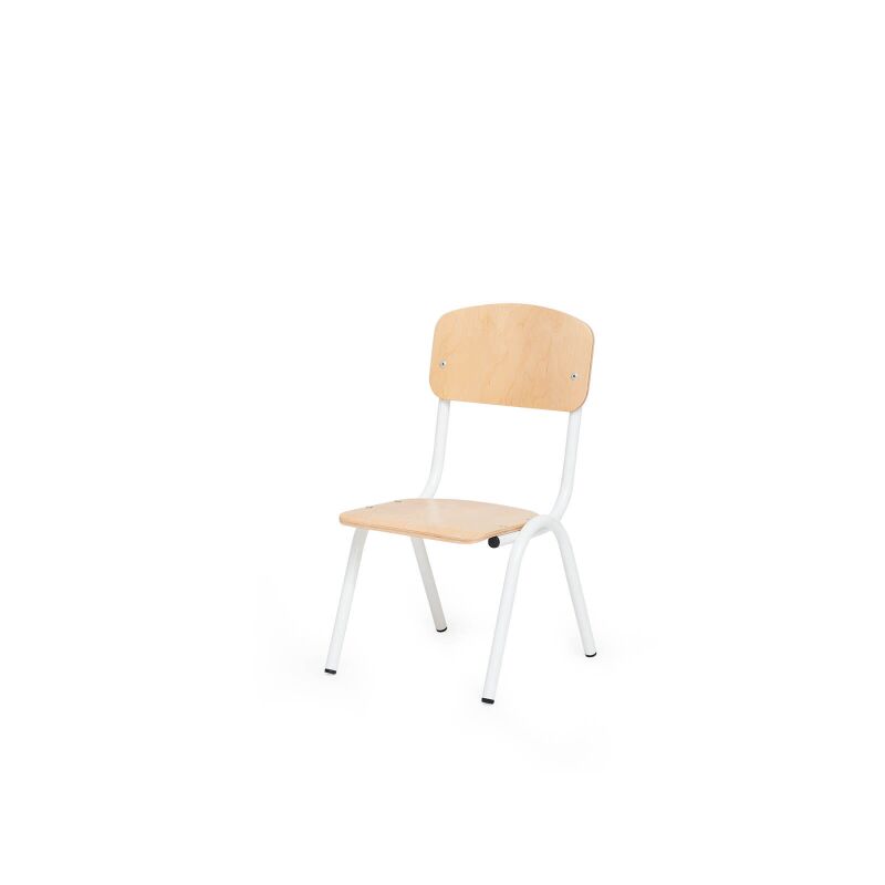 Adam chair, SH 21 cm white