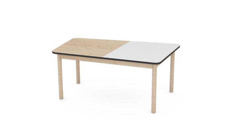 FLO Table Top, width 131 cm, white-maple - 6513127_2.jpg