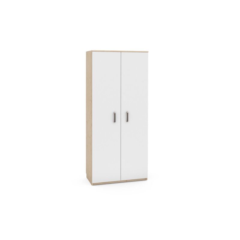 NV11 wardrobe with shelves, white fronts