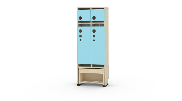 Cloakroom with a moveable seat - universal body 2,  seat height: 31cm - 6512450EX_9.jpg