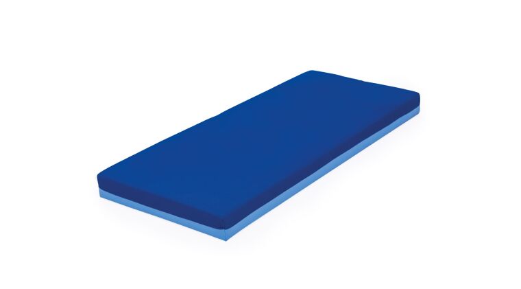 Nursery mattress, light blue/blue. - 4641062_2.jpg