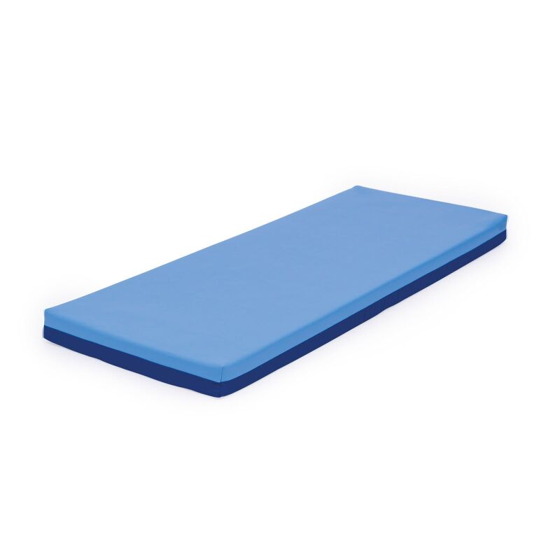 Pre-school mattress, light blue/blue.