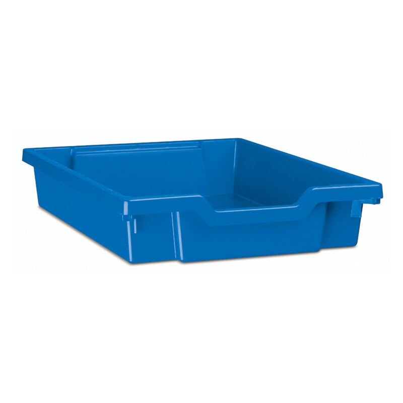 Small container dark blue, with beige runners