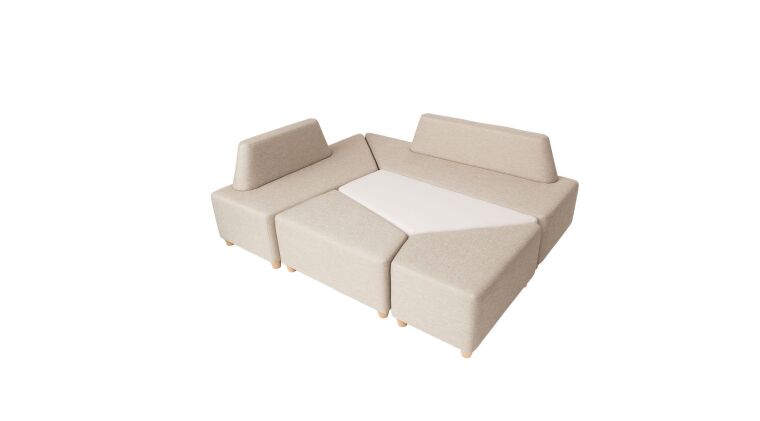 Pouf Foyer 3/5 - Canvas 109025 flame retardant - 7010044_6.jpg