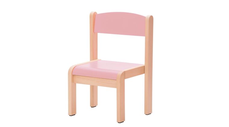 Beech chair, seat height 31 cm, pink - 6513103F.jpg