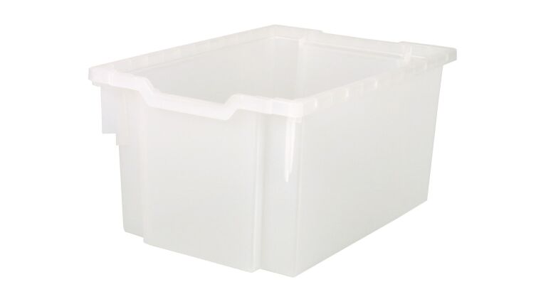 Large Gratnells Container, transparent, with beige runners - 372005MB.jpg