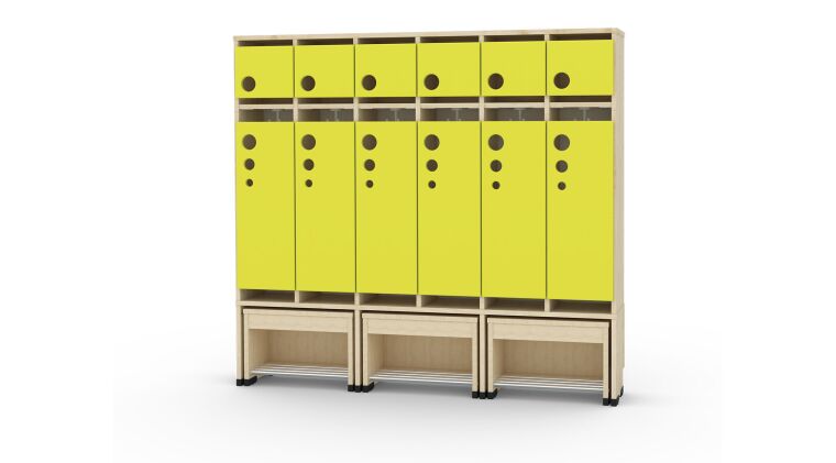 Cloakroom with a moveable seat - universal body 6, seat height:  35cm - 6512481EX_5.jpg