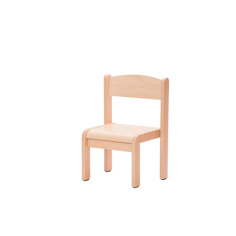 Beech chair Novum H 21 cm, natural